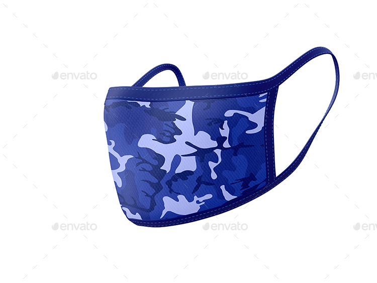 Face Mask Animation Mockup, Graphics GraphicRiver